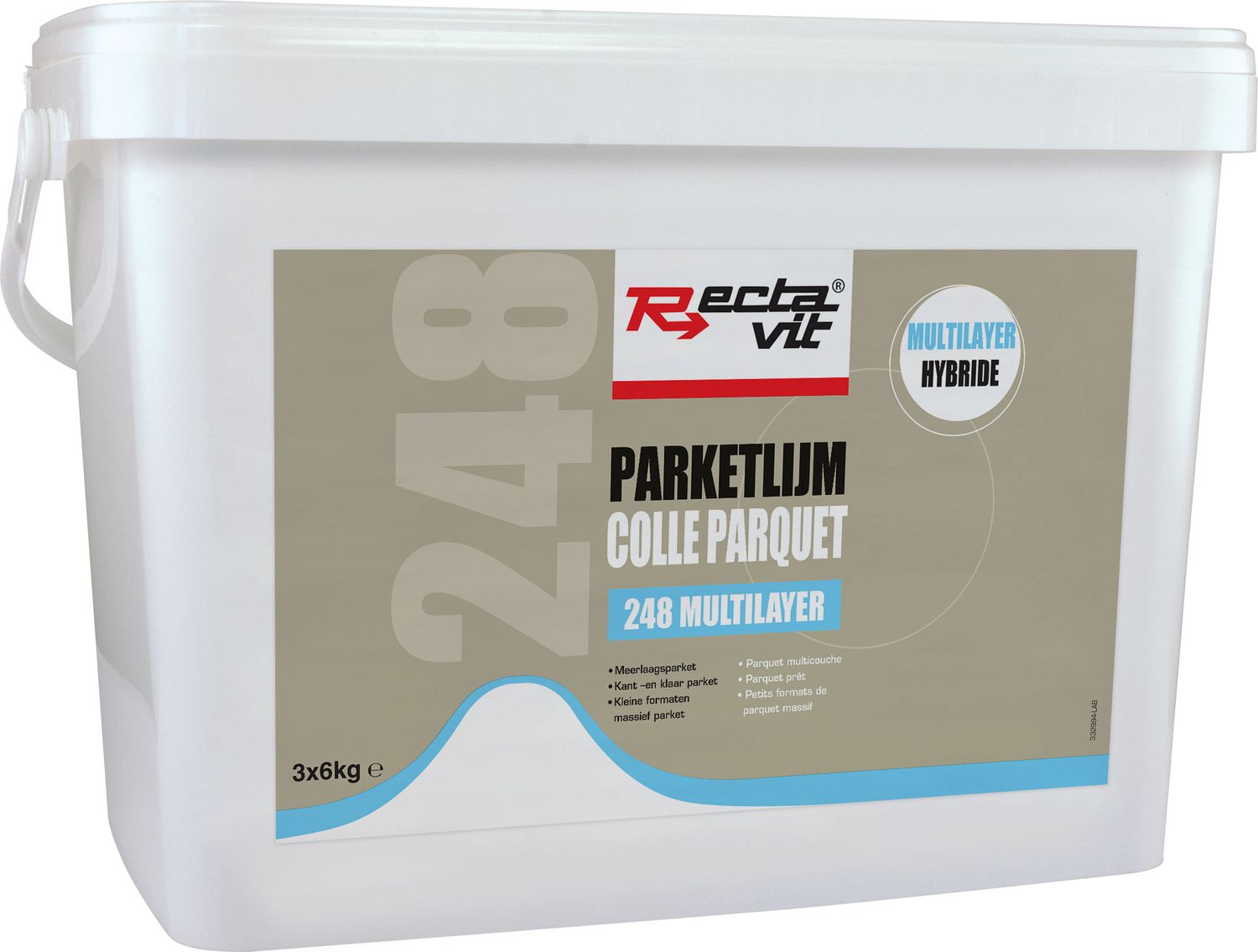 Rectavit Parketlijm 248 Multilayer 3x6KG