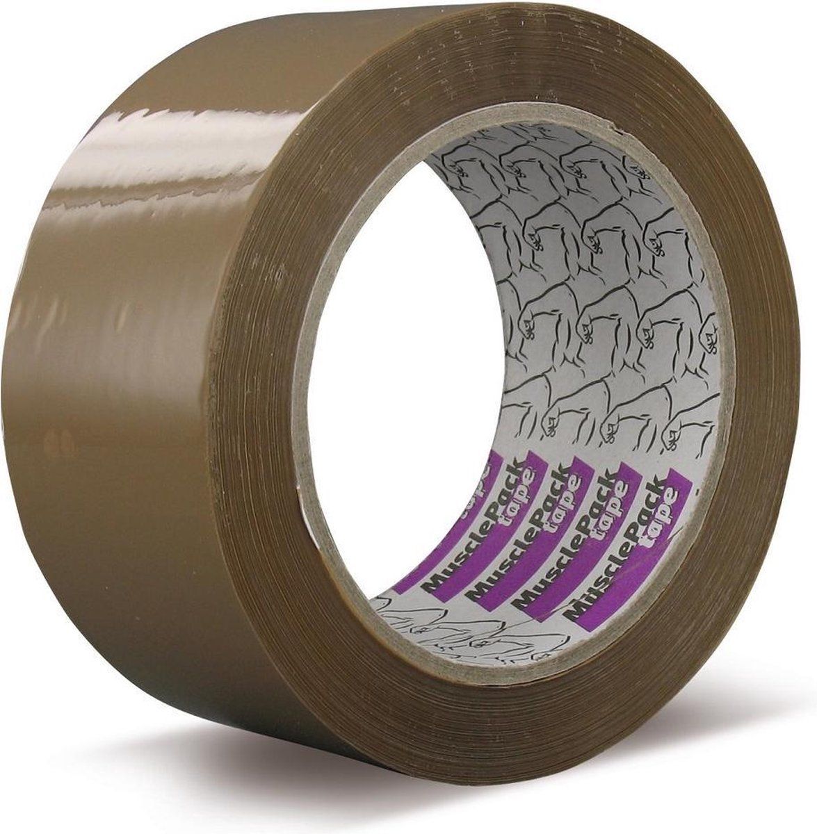 Verpakkingstape Bruin 50mm x 66m