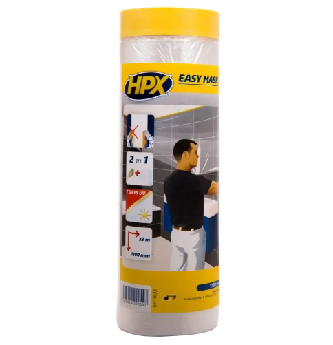 HPX Easy Mask Film Masking Tape Gold 2700mm x 20m