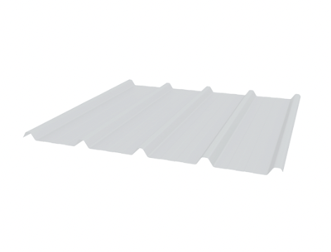 Profielplaat Lot Zonder Doek 5X1.05M /0.50MM Grey