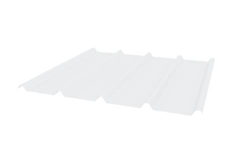 Profielplaat Lot Zonder Doek 2X1.05M /0.50MM White