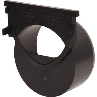 Aco Euroline Eindplaat met zijuitloop pvc 110