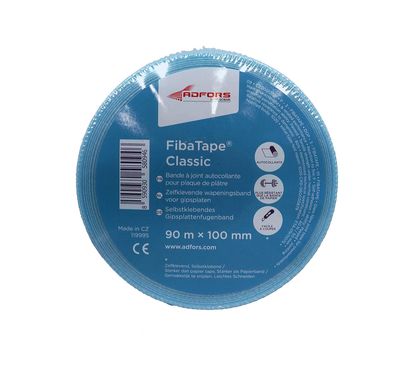 Voegband Glasvezel Blauw  90MX48MM