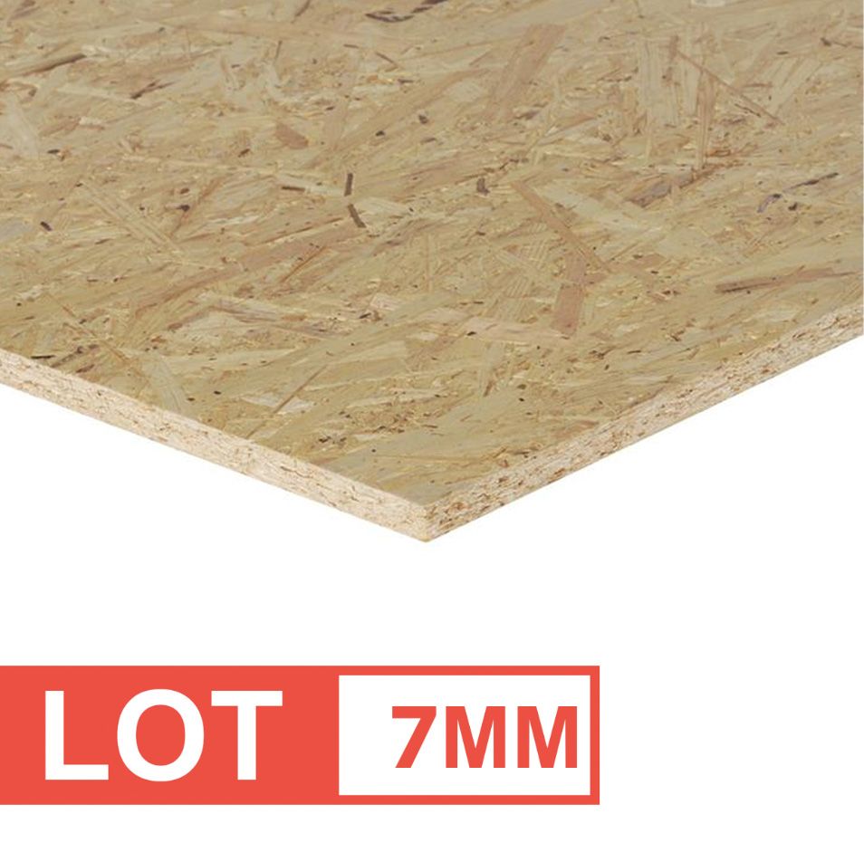 OSB 3 300X130CM / 7MM (LOT50)