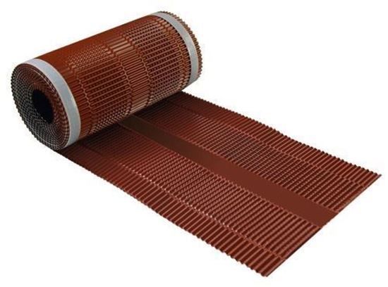 Ondervorst aluminium Rood 5M/Rol