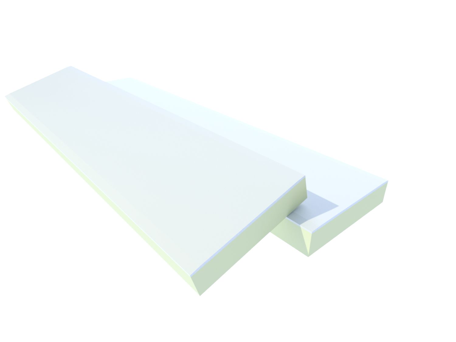 Isolatie + Gipsplaat 260X60X6CM
