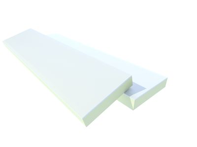 Isolatie + Gipsplaat 260X60X3CM