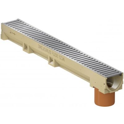 Aco Afvoergoot Euroline Polymeerbeton Met Onderuitloop 100X11CM
