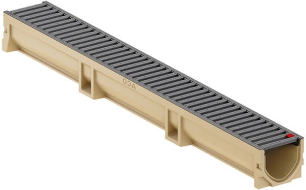 Aco Afvoergoot Euroline Antraciet 100X11CM