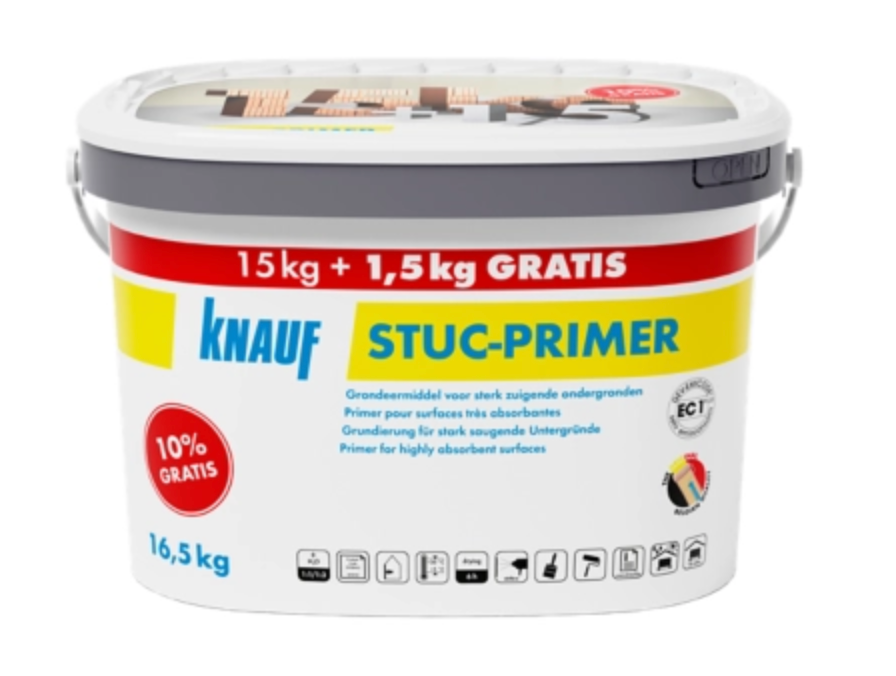 Knauf Stuc-primer 15KG + 1,5KG GRATIS