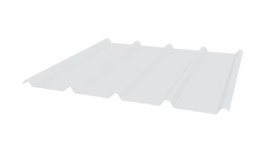 Profielplaat Lot Zonder Doek 3X1.05M /0.50MM Milk