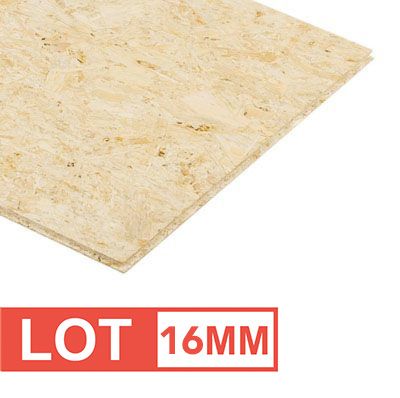 OSB 3 Tand&amp;Groef 250X63CM / 16MM (LOT12)