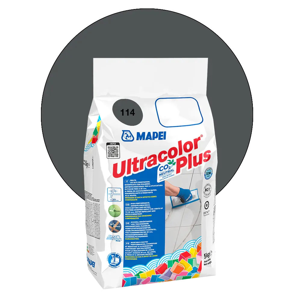 Mapei Mapesil ULTRACOLOR PLUS 114 Antraciet / 5KG