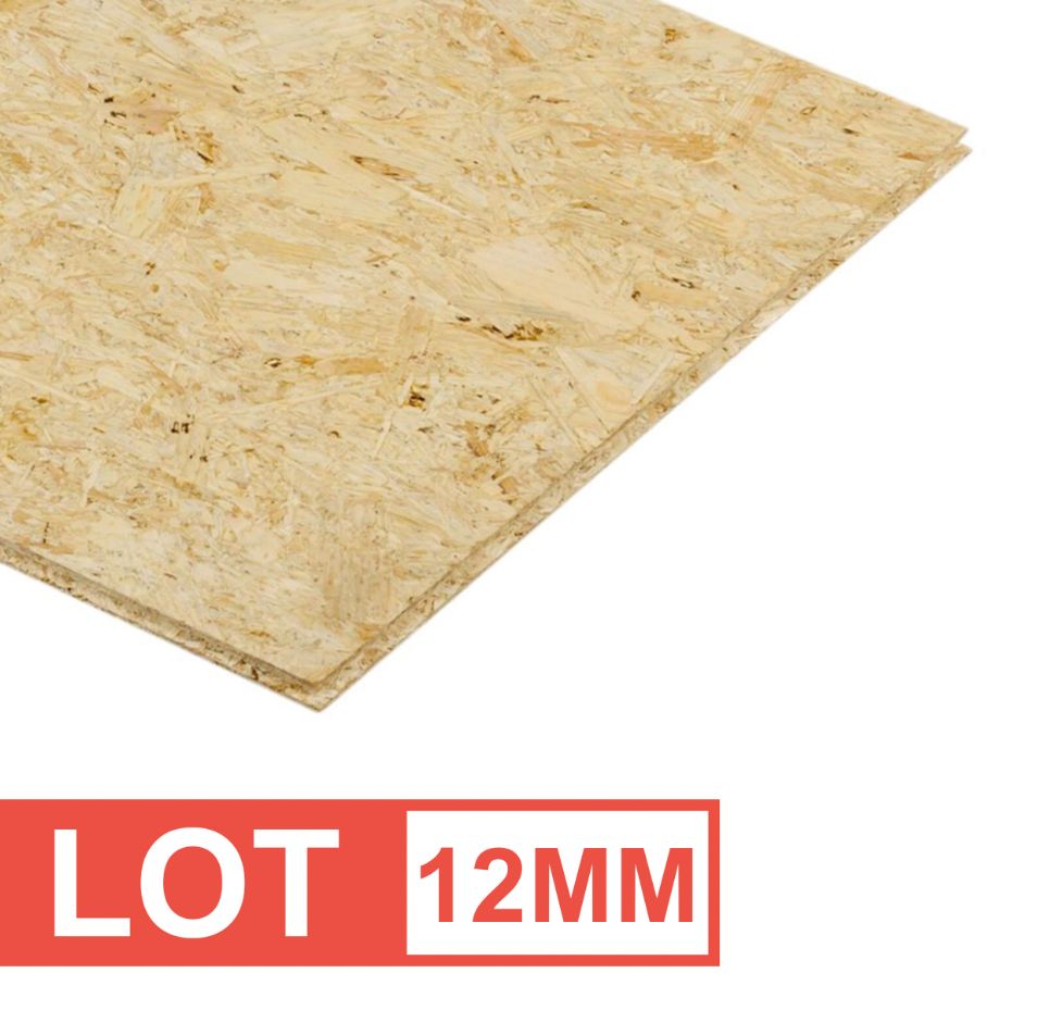OSB Tand&amp;Groef 244X59CM / 12MM (LOT 30)