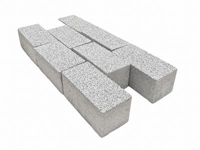 (1) Klinker BF Saxum 22x11x10 Vlak Graniet Grijs
