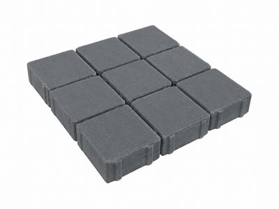(27) Marlux Delta-Roc 15x15x6 Grijs-Zwart
