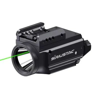 Siriustac Rechargable Green Laser Flashlight – 1200 Lumens and 220m Throw