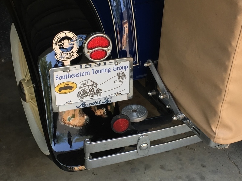 Group License Plate - Pick up on your next tour