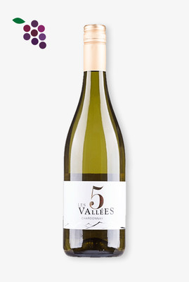 Les 5 Vallees Chardonnay 75cl