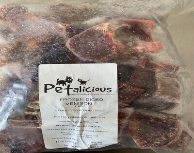 Petalicious Diced Venison 1kg