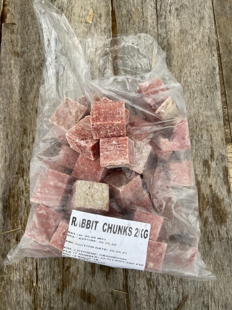 Bulmer Rabbit Chunks 2kg 15-20% bone