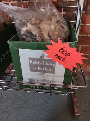 Rabbit Ears With Hair Each