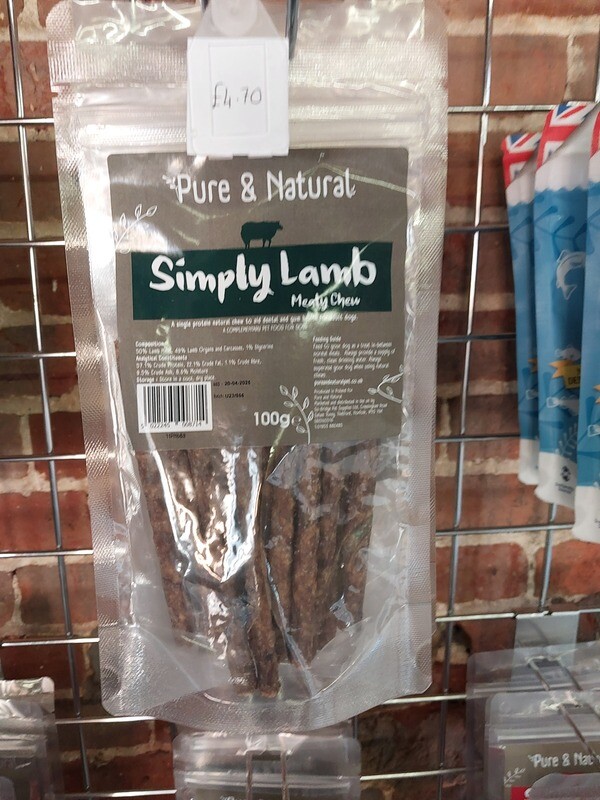 P&amp;N Meat Sticks Lamb 100g