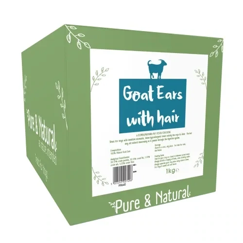 P&amp;N Goat Ears With Hair 1kg