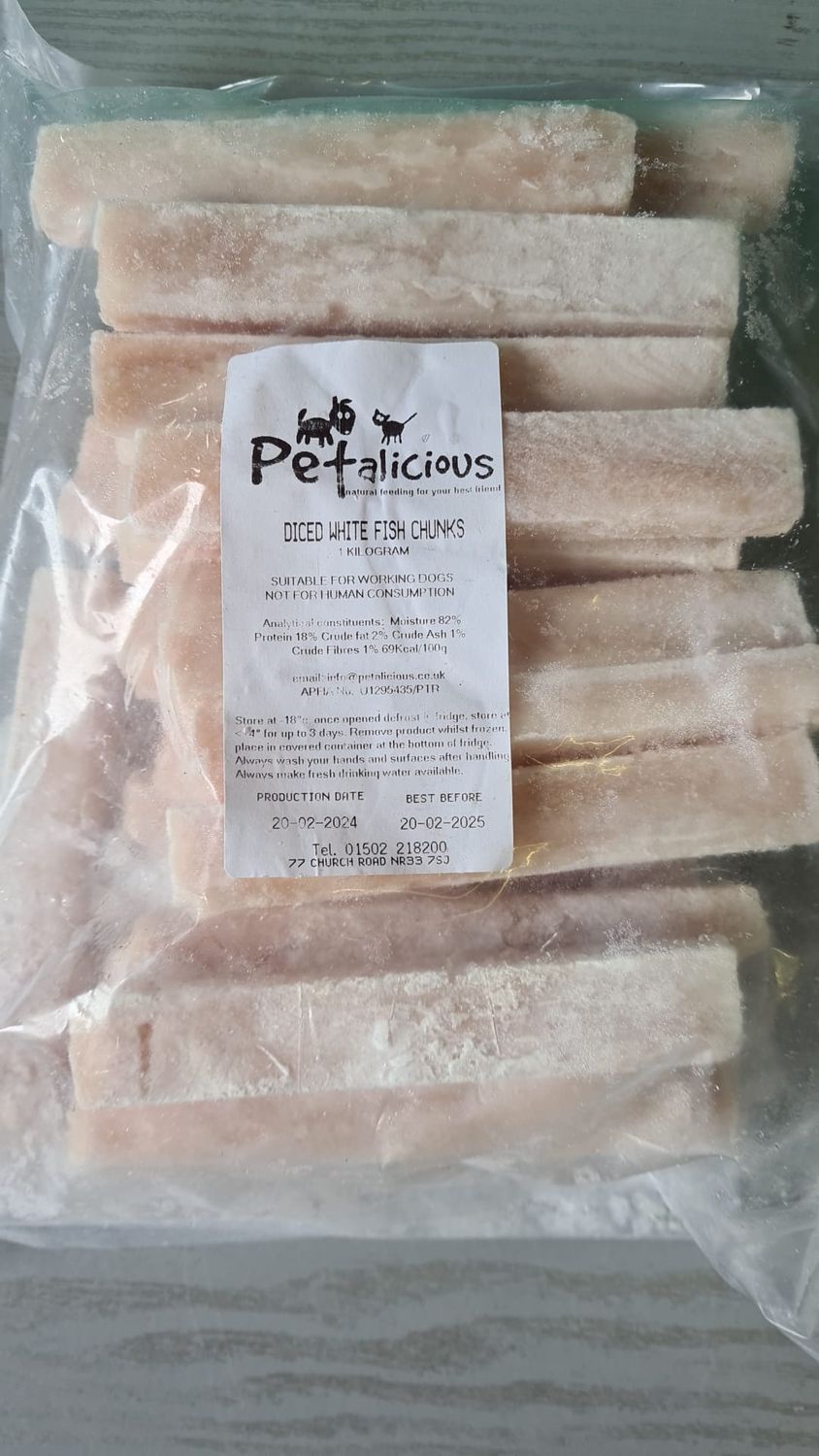 Petalicious Fish Fingers 1kg