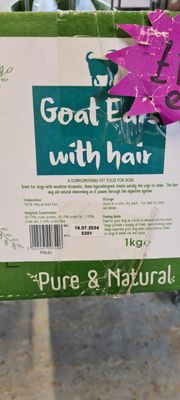 P&amp;N Goat Ears With Hair 1kg