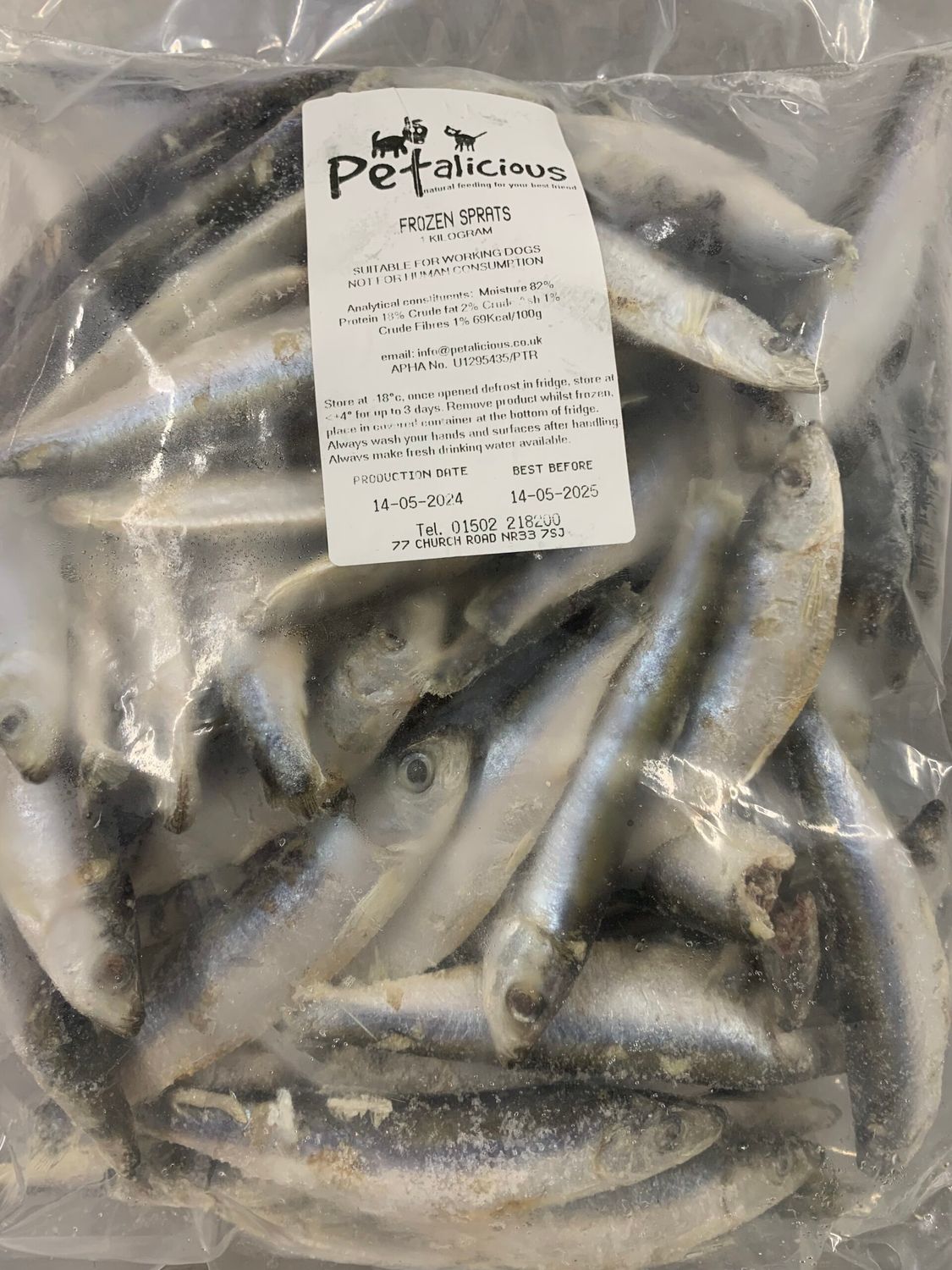 Petalicious Sprats 1kg