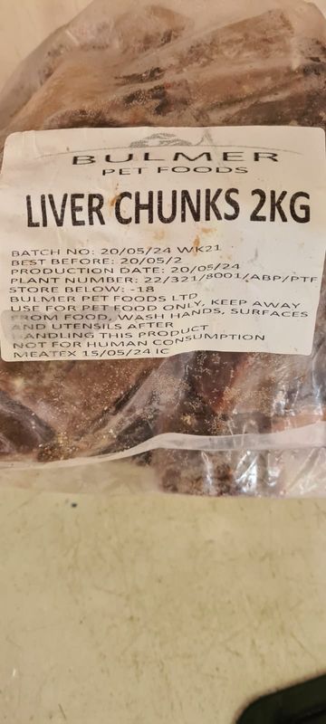 Bulmer Liver Chunks 2kg