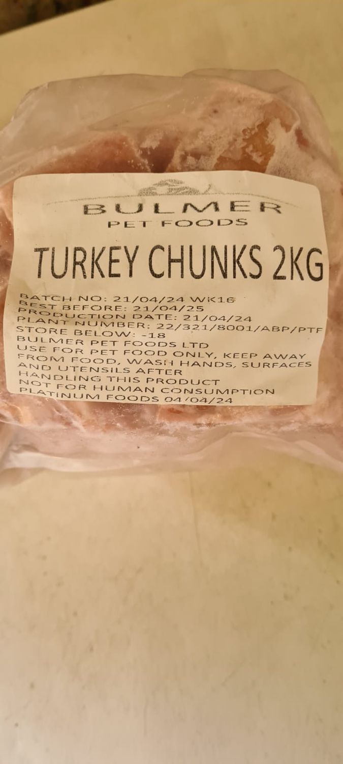 Bulmer Turkey Chunks 2kg