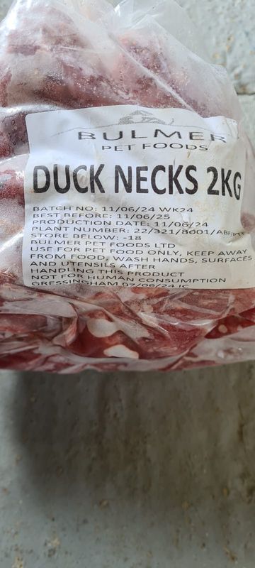 Bulmer Duck Necks 2kg