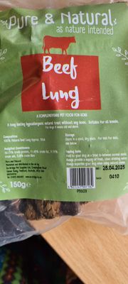 P&amp;N Beef Lung 150g