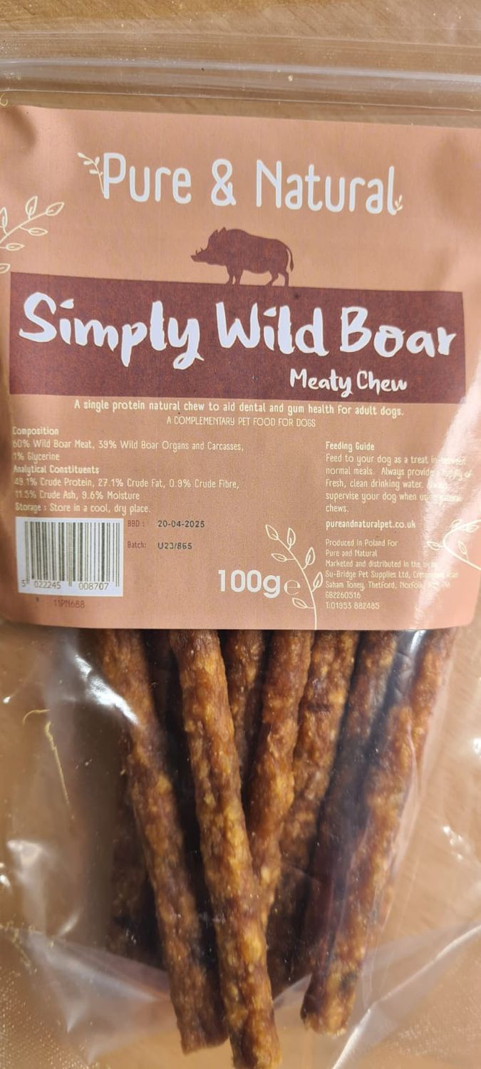 P&amp;N Wild Boar Meat Sticks 100g