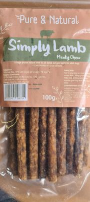P&amp;N Meat Sticks Lamb 100g