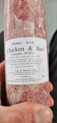 Prime Raw Chicken &amp; Beef Complete 454g