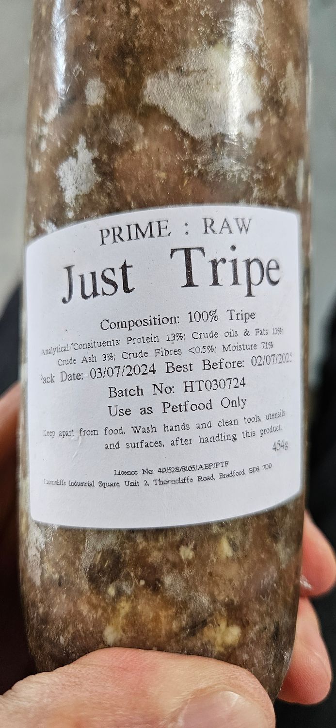 Prime Raw Just Tripe 454g