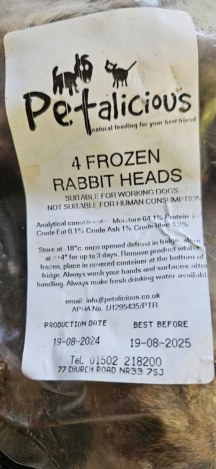Petalicious Rabbit Head 500g