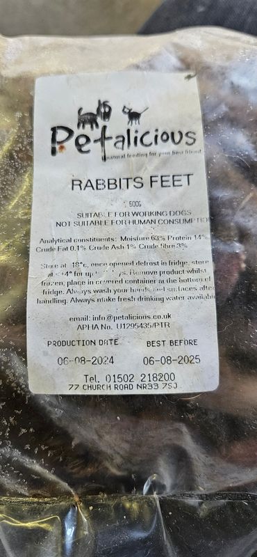 Petalicious Rabbit Feet 500g