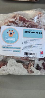 Pawkies Duck Neck 900g