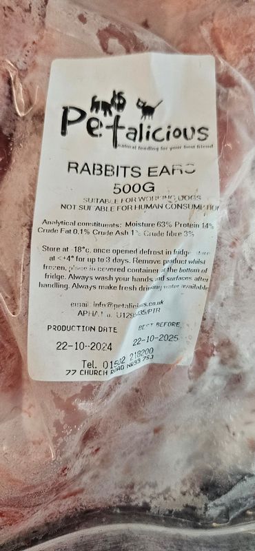 Petalicious Tame Rabbit Ears 500g
