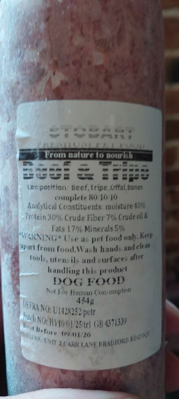 STOBART Tripe &amp; Beef 80-10-10
