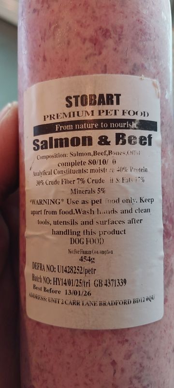 STOBART Salmon &amp; Beef 80-10-10