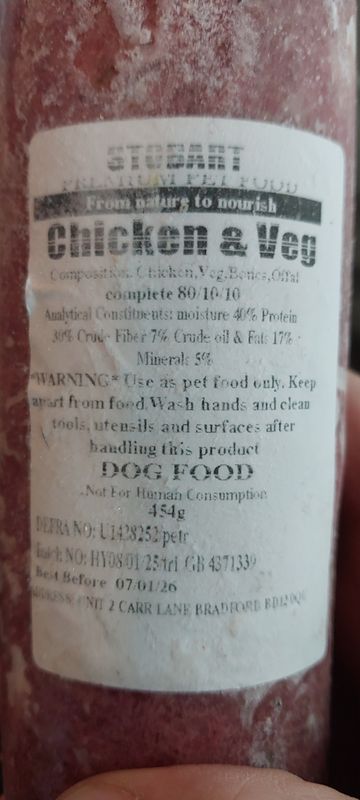 STOBART Chicken &amp; Veg 80-10-10