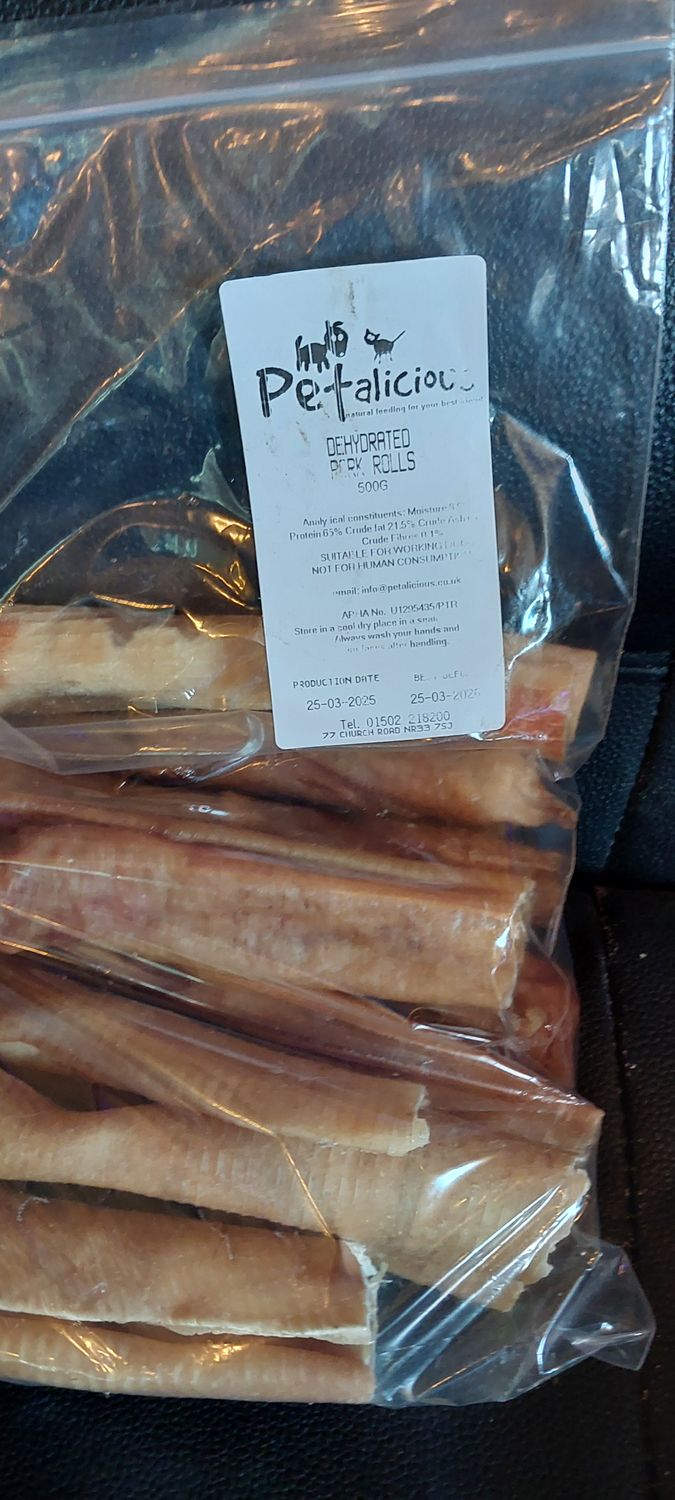 Dehydrated Pork Rolls single