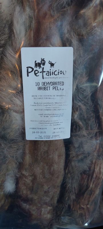 Rabbit skins pelts x 10