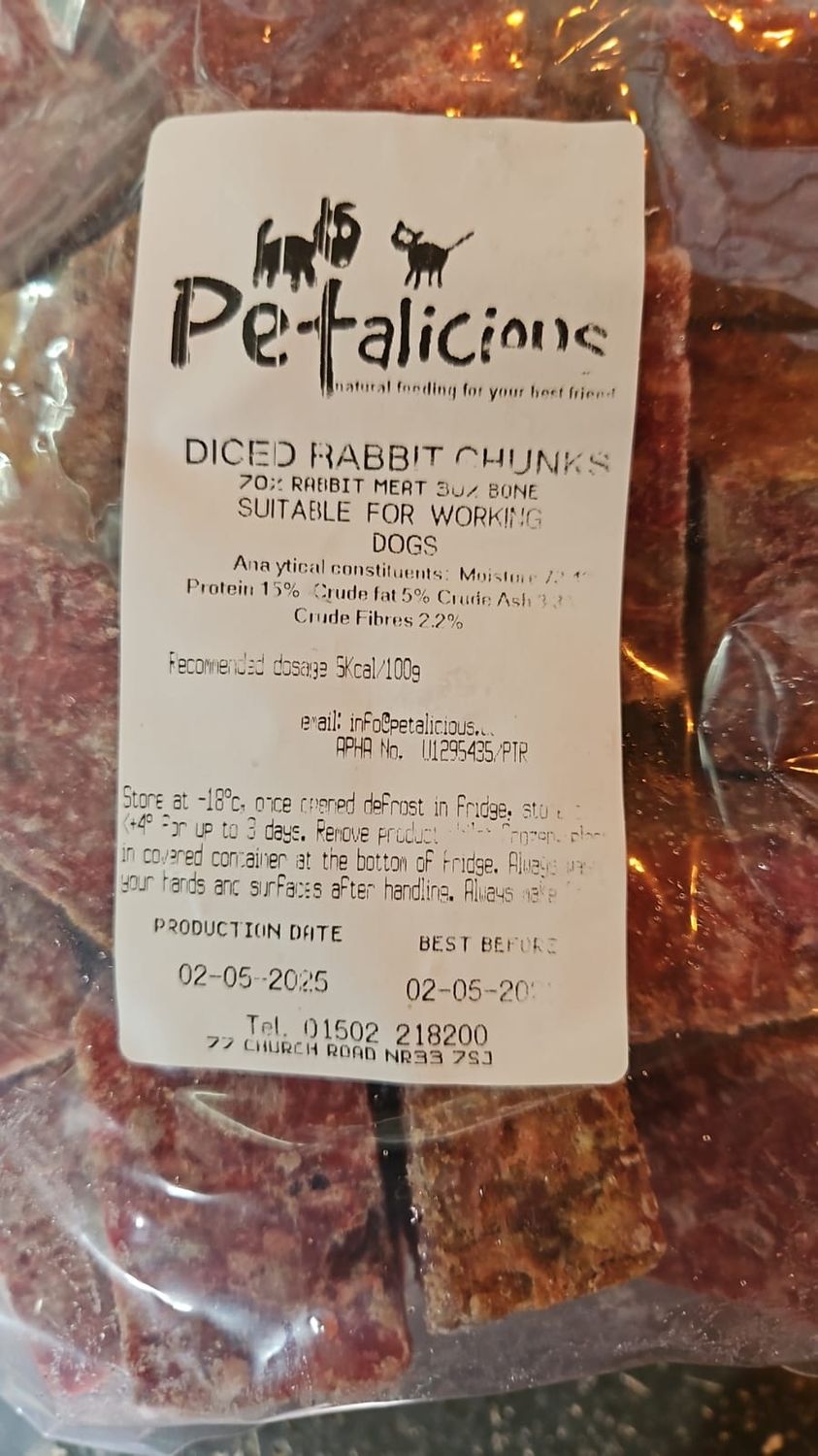 Petalicious Diced Rabbit