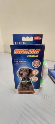 Nobby dog starlight led light ribbon collar green 55cm Medium